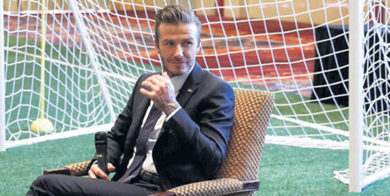 David Beckham, una figura mundial